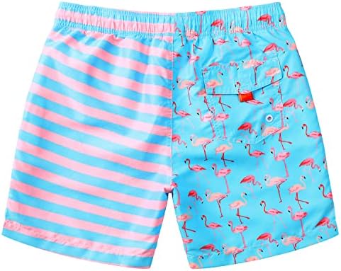 Jotook mens flamingo пливање стебла Брзи суви шорцеви за пливање со костум за капење на решетката