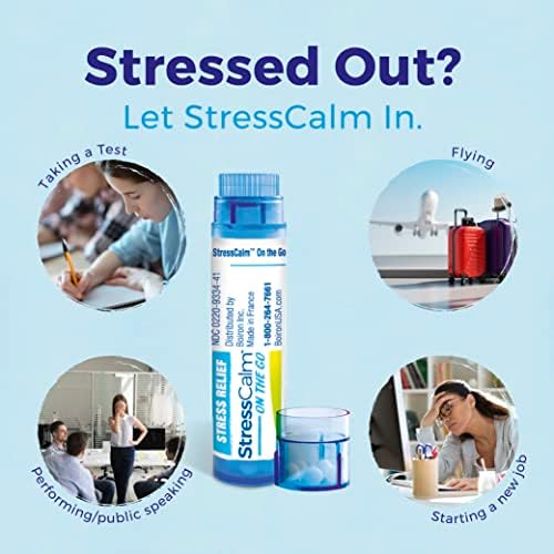 Boiron Stresscalm во движење за олеснување на стресот, вознемиреност, нервоза, раздразливост и замор - 2 брои