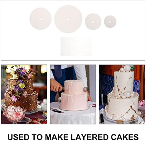 Хемотон Свадба Торта Стојат 4 Групи На Торта Ниво Поддржува Пластични Торта Сепаратор Плочи Торта Изградба Редење Алатки Торта Шпилка Прачки