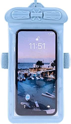 Ваксон Телефон Случај, Компатибилен Со Xiaomi Poco M4 Pro 4G Водоотпорна Торбичка Сува Торба [Не Заштитник На Екранот Филм ] Сина