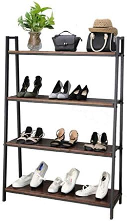 KMMK American Style 4 нивоа за складирање на чевли со високи потпетици/чизми/полици за полици за чевли за чевли за дома и продавница, 120