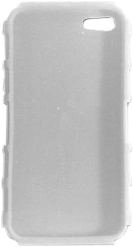 Lexma ip5-07-Wh Војник Комбо Хард Случај за iPhone 5 - 1 Пакет - Мало Пакување-Бело