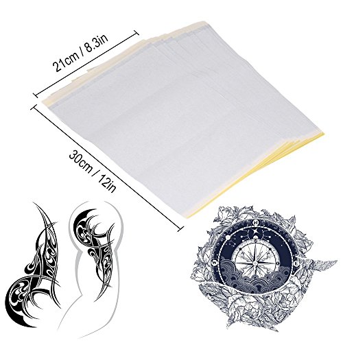 Тетовирање на хартија за трансфер на хартија за тетоважа 15 чаршави за трага по хартија со 4 слоја