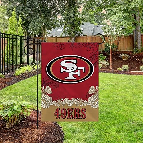 Rico Industries NFL San Francisco 49ers Primary 13 x 18 двострано градинарско знаме