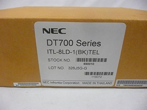 Нов NEC DT700 серија ITL-8LD-1 690010 8 копче за само-означување VoIP телефон со дисплеј и звучник