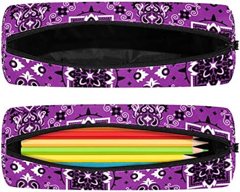 Кутија со моливи на геерот, торбичка за моливи, торба со моливи, естетска торбичка за молив, пурпурна пурпурна пурпурна пурпурна