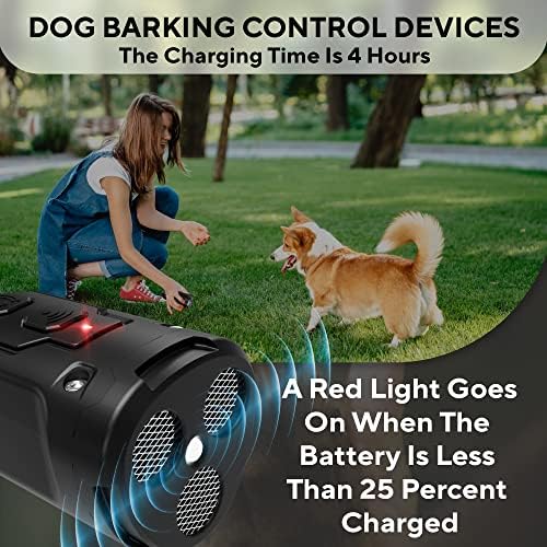 Woodmark NEW 2023 Запрете прекумерно лаење со нашето кучиња анти-каринг уред: Напредна ултразвучна технологија за звук за безбедна и ефикасна