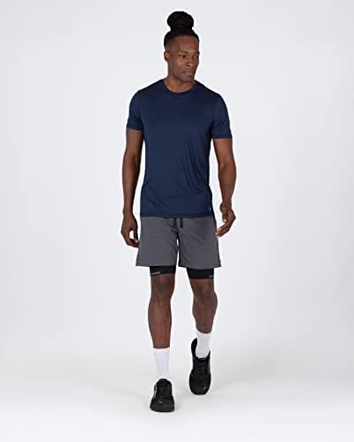 Шорцеви за мажи во Скора, атлетски перформанси со шорцеви-5 инчи, 7 инчи и 9 инчи, компресија на инсем, наредени и нелицирани