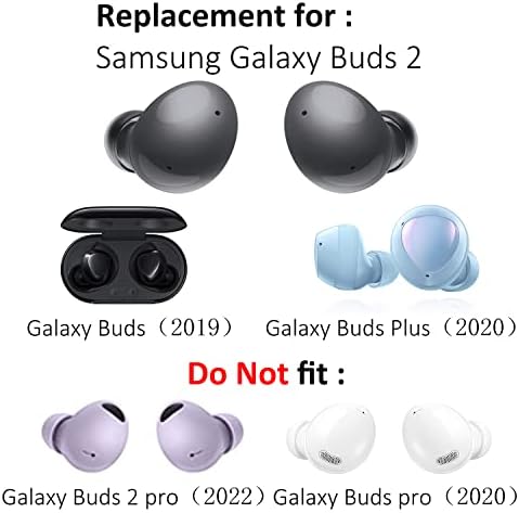 6 пара замена на ушите совети силиконски слушалки поставени за пупки на галаксијата на Samsung 2 слушалки безжични вклопуваат во случај совети
