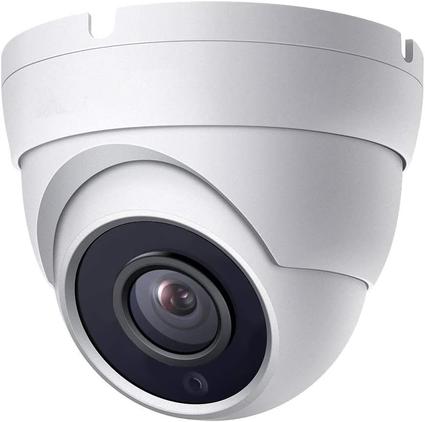 4k 8MP Poe Ip Eyeball Купола Камера ЗА Ip Камера NVR Систем, Отворено, 2.8 mm Широк Агол, 65ft Ноќно Гледање, H. 265, Компатибилен