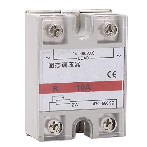 Регулатор на напон на SSR, реле со цврста состојба од 10А 24 до 380V регулатор на контролор на напон за контрола на машината