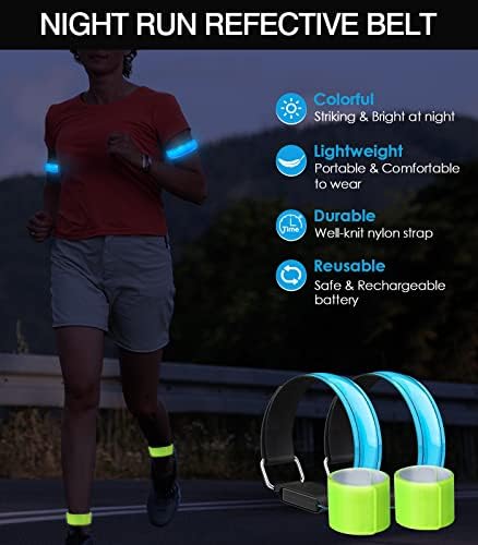 Моко трча светло за тркачи кои се полнат со 3 режими на светлина