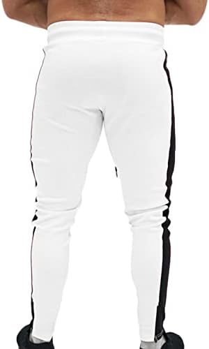 Атлетски панталони за мажи на Wytong Спортски обични патенти за џемпери фитнес тенок панталони џогинг улични панталони со џебови