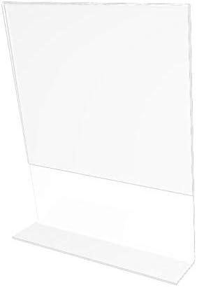 FifturedIsPlays® Сет на 2 парчиња акрилна слика за рамки на знаци на менито на менито Магнетско затворање 8.5x11 107700