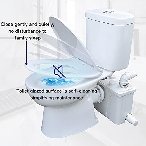 Тоалет за мацераторска пумпа за санимове 500W Три парчиња садови тоалет со мацерирање пумпа за мацерирање на тоалетот за тоалетот за тоалетот