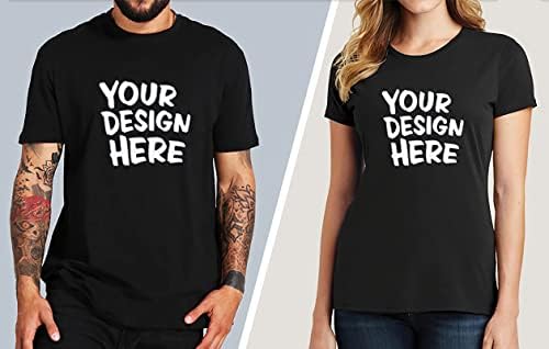 Прилагодена маица за мажи, жени дизајнираат свои предни печати за печатење персонализирани маици