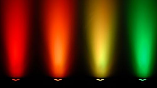 Chauvet DJ Ezwedge Tri Tri Battery управувана од три-боја LED светло за миење w/infared далечински управувач
