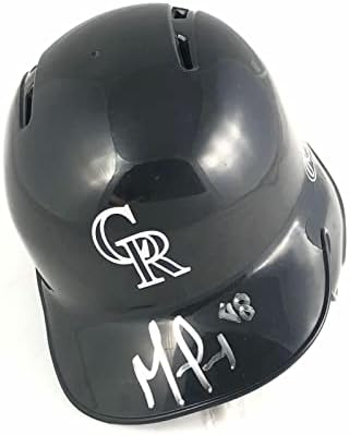 ГЕРМАНСКИ МАРКЕЗ потпиша мини шлем ПСА/Днк Колорадо Роки автограмирани Млб Мини Шлемови