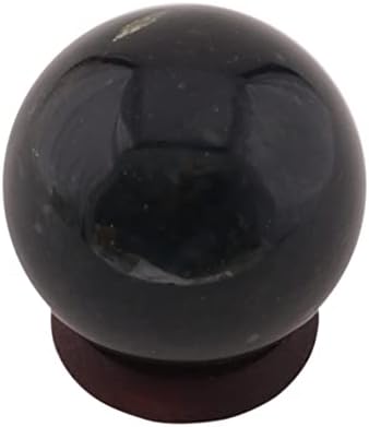 Лековити кристали Индија 50-60мм природна црна опсидијанска сфера топка