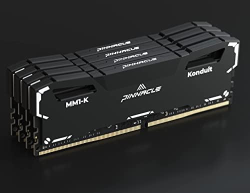 TimeTec Pinnacle Konduit 64GB комплет DDR4 3600MHz PC4-28800 CL18-22-22-42 XMP2.0 Overclocking 1.35V двоен ранг компатибилен за AMD и Intel