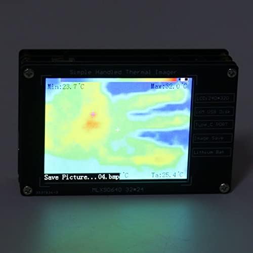 Преносен инфрацрвен термички сензор, ЛЦД за откривање на температура на ЛЦД, голем екран на дисплеј за тест за опрема