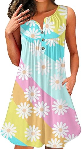Насмевка 2023 Женски Растеглив Фустан За Сонце Секојдневен Фустан На Плажа Прикривање Обвивка Со Пруги В - Врат Обични Фустани Со Плисирани