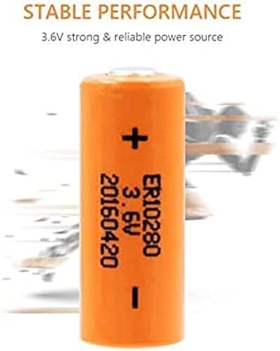 Morbex ER10280 3.6V 450MAH литиум батерија, FX2NC 32BL ER10 28 2/3AAA батерија за систем за мерачи на комунални услуги, 1 парчиња