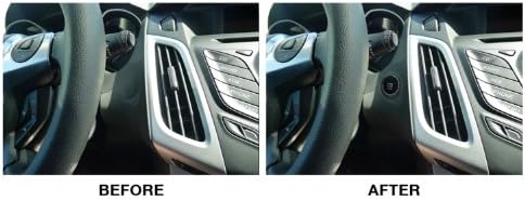 EasyGO AM-FOC-UG Паметен Клуч Далечински Старт И Алармен Систем Со Рачка На Вратата На Белата Платина За Ford Focus