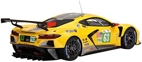 Chevy Corvette C8.R 63 Corvette Racing 24 часа на Le Mans 1/18 Model Car со најголема брзина TS0442