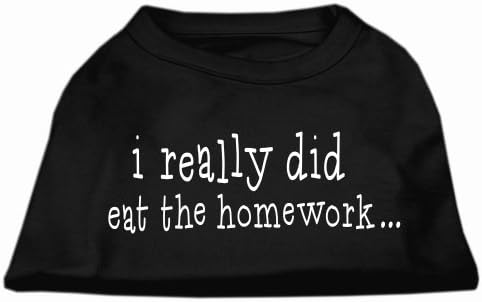 Јас навистина ја изедов домашната кошула за кучиња црна xs