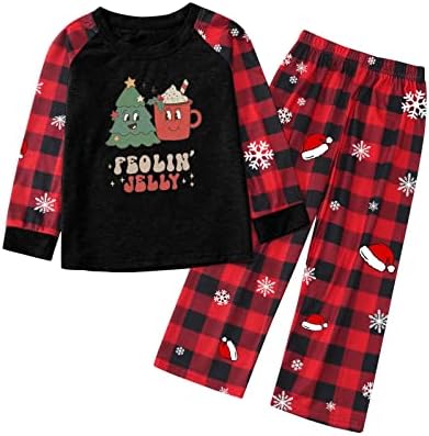 Семејни пижами за спиење за спиење Божиќни облеки, божиќни семејства што одговараат на пижами што одговараат на Божиќните ПЈС за семејство