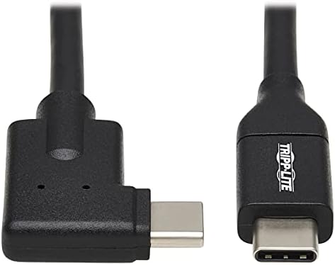 Tripp Lite USB C кабел USB 3.2 Gen 2 десен агол 100W PD полнење m/m 1m