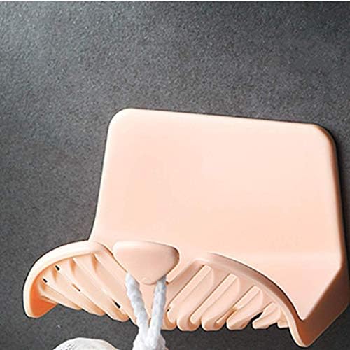WSZJJ BREAT SOAP кутија, сапун кутија Едноставен wallид што виси сапун кутија за домаќинство одвод за бања за вшмукување чаша тип