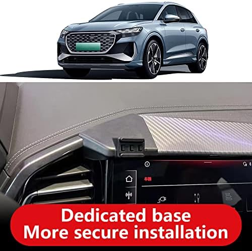Носител на телефон Lunqin Car For Audi Q4 E-Tron 2022-2023 Sportback Auto Accessions Navigation Navigation Enterior Decoration Decoration