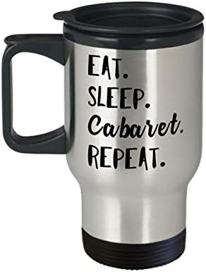 Јадете спиење кабаре повторете ја чашата за кафе, смешни идеи за роденденски подароци за одмор?