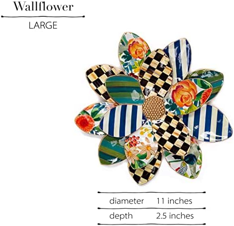 Wallиден цвет од Мекензи-Детски, цвет во форма на домови во форма на цвет, голема уметност, голема