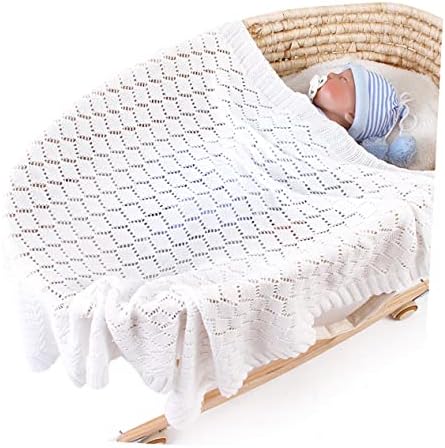 Toyvian Toddler Claints плетени ќебиња за фрлање ќебиња за спиење ќебиња за зимски мантии Рециен Нацидос новороденче топло ќебело за бебиња