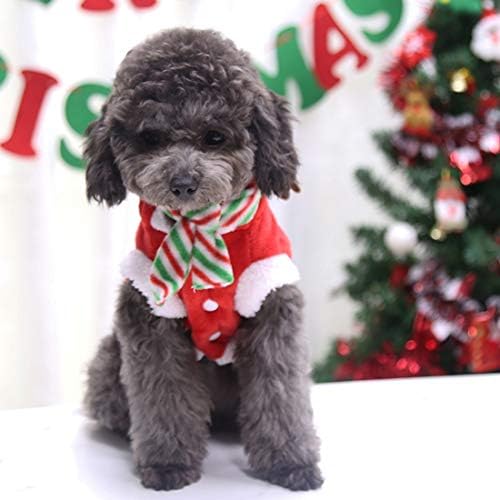 Божиќни носии на кучиња N / A Pet Dog, елк плишана костумска костум за декорација за мали средни кучиња облеки за додатоци на Cosplay Christmas