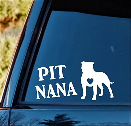 Bluegrass Decals M1140 Pit Bull Nana Dog Breed Decal налепница