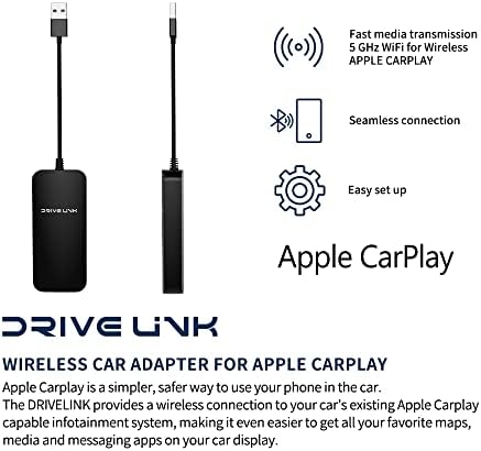 Безжичен Адаптер Карплеј за iPhone, Cplay2air Безжичен Адаптер За Фабрички Жичен Apple Carplay Автомобили, Приклучок &засилувач;