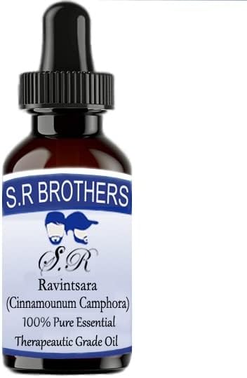 S.R браќа Ravintsara чисто и природно есенцијално масло од одделение со капнување 50мл