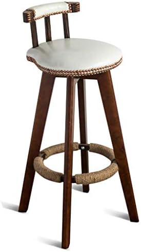 Креативна едноставност Едноставна атмосфера Ретро предниот стол, дрвена грб креативна педала ротирачка столица салон за салони,