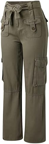 Кејус Баги карго панталони за жени трендовски директно широко падобран панталони панталони, светло буги џогер опуштени панталони улична