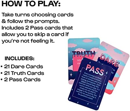 Неограничена вистина или картички за осмелување - игра со карти - игра на парови - одлична за почетници - Игра за картички за врски