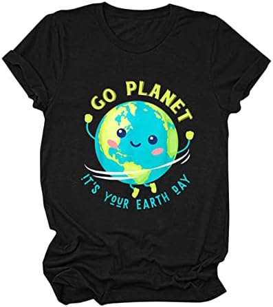 Јуниори кошули под 10 жени лето 2022 година реставрација на денот на земјата Земја природна планета симпатична земја жени кошули и