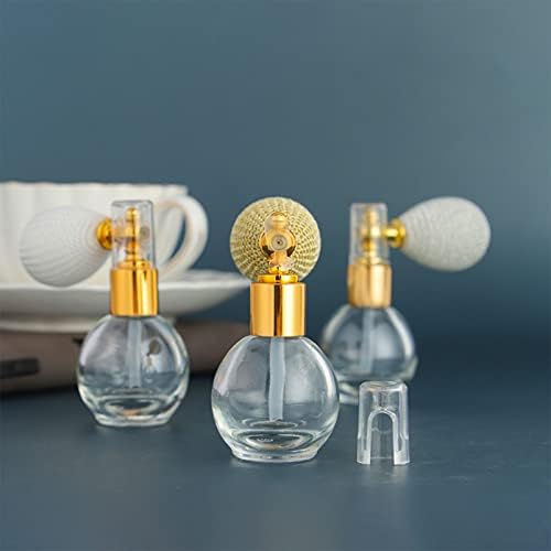 Шишиња за прскање со стакло од Beauptty, гроздобер шминка чиста празна стаклена парфем шишиња: 10 ml полнење гроздобер кристален