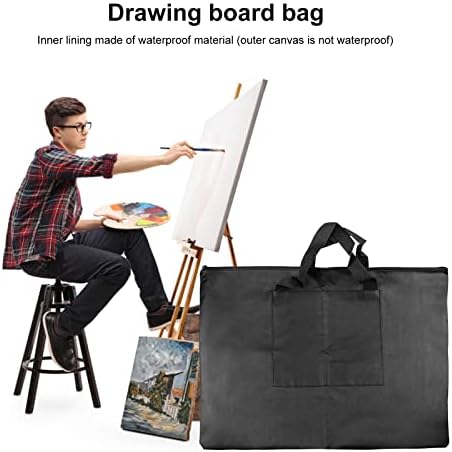 JRDHGRK Водоотпорна најлон торба за цртање А2 табла за уметници портфолио за сликање Скицирање на уметност