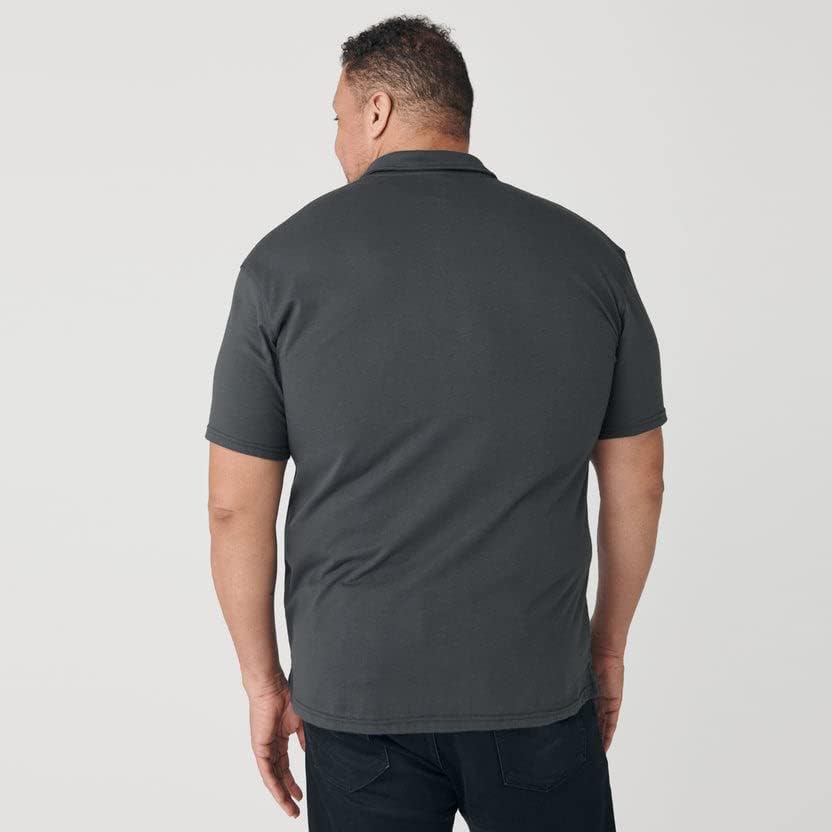 Вистински класични поло кошули за мажи, врвни опремени голф кошули за мажи и мажите полови кошули со краток ракав
