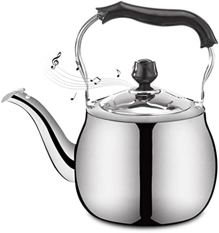 Yfqhdd Whistle чајник од не'рѓосувачки челик чајник чајник од чајник со рачка кујна алати