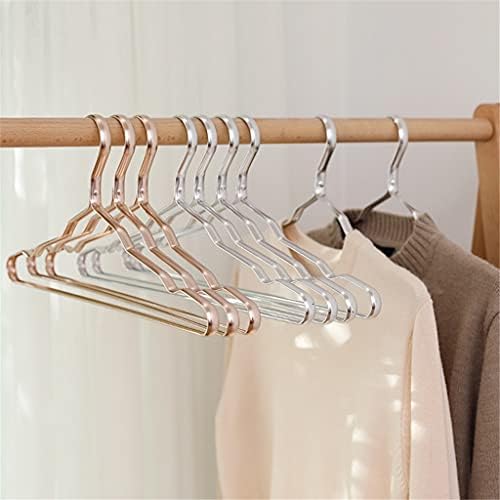 Ганфанрен 5 парчиња облека за облека за анти-лизгање анти-лизгање Антидеформска алуминиумска легура Плаканица облека облечена облека за